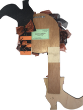 Load image into Gallery viewer, Witch Decor Door/Wall Wreath/Hanger, Orange